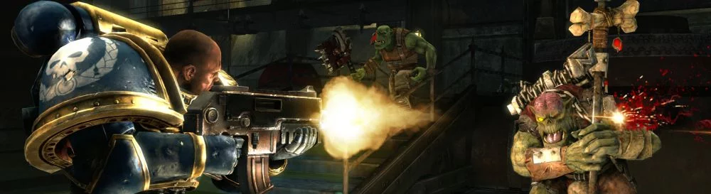 Warhammer 40,000: Space Marine — Имперский кулак-капеллан с нимбом / Zbroja i Tarcze / Przedmioty