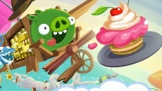 Bad Piggies - gra w gatunku Widok z boku