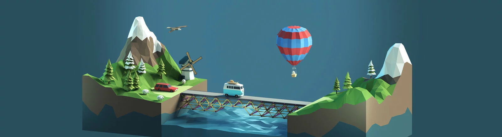 Poly Bridge — Трейнер / Trainer (+2) [0.74b: Steam] [elDDS] / Trenery / Cheaty