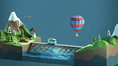 Poly Bridge - gra w gatunku Widok z boku