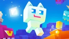Super Phantom Cat - gra w gatunku Widok z boku