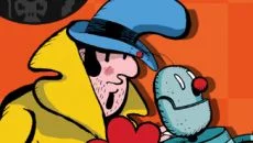 Detective Case and Clown Bot in: The Express Killer - gra w gatunku Widok z boku