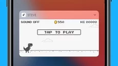 Steve - The Jumping Dinosaur! - gra w gatunku Widok z boku