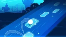 Tiles Hop: EDM Rush! - gra w gatunku Widok z trzeciej osoby