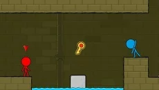 Red and Blue Stickman: Animation Parkour - gra w gatunku Łamigłówka