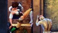 Last Fighter Samurai Girl Game - gra w gatunku Widok z boku