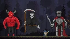 Fireball Wizard - gra w gatunku Widok z boku