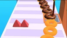 Sweets Donut Cake Run stack - gra w gatunku Arkaada