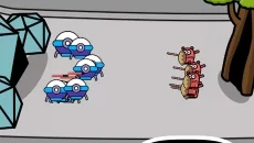 Tower Defense: Monkey Wars - gra w gatunku Widok z boku