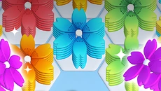 Flower Hexa Puzzle Offline 3D - gra w gatunku Łamigłówka