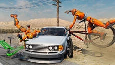 Ragdoll BMX Rush Crash - gra w gatunku Widok z trzeciej osoby