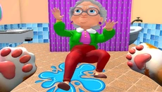 Prankster Granny Cat Life - gra w gatunku Widok z pierwszej osoby