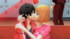 Kiss in Public: Anime Romance - gra w gatunku Widok z trzeciej osoby