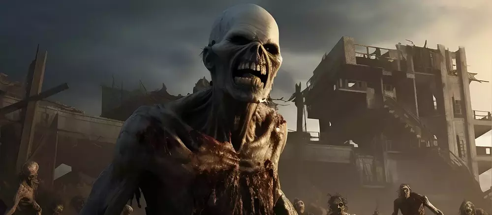 Test: zgadnij zombie z zrzutu ekranu gry lub kadru z filmu